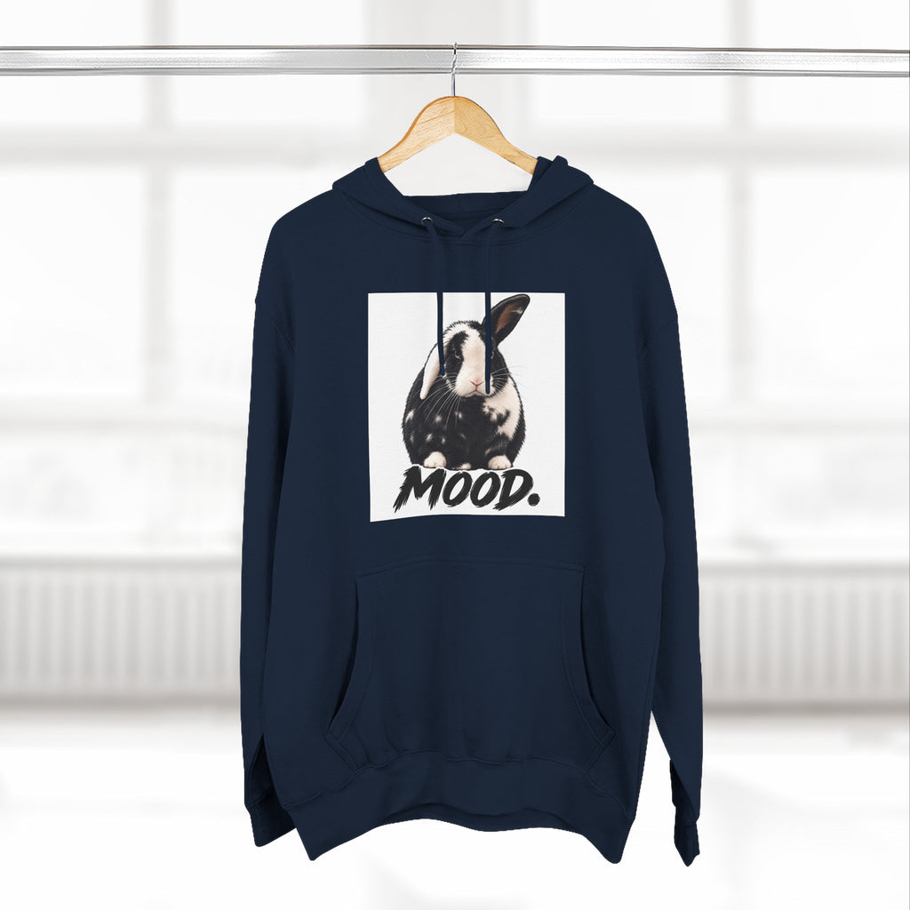 Three-Panel Fleece Hoodie