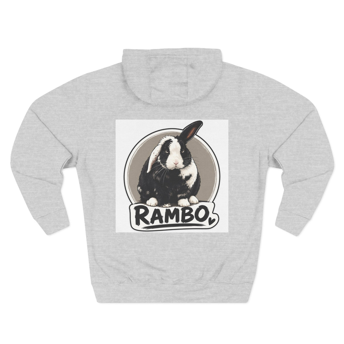 Three-Panel Fleece Hoodie