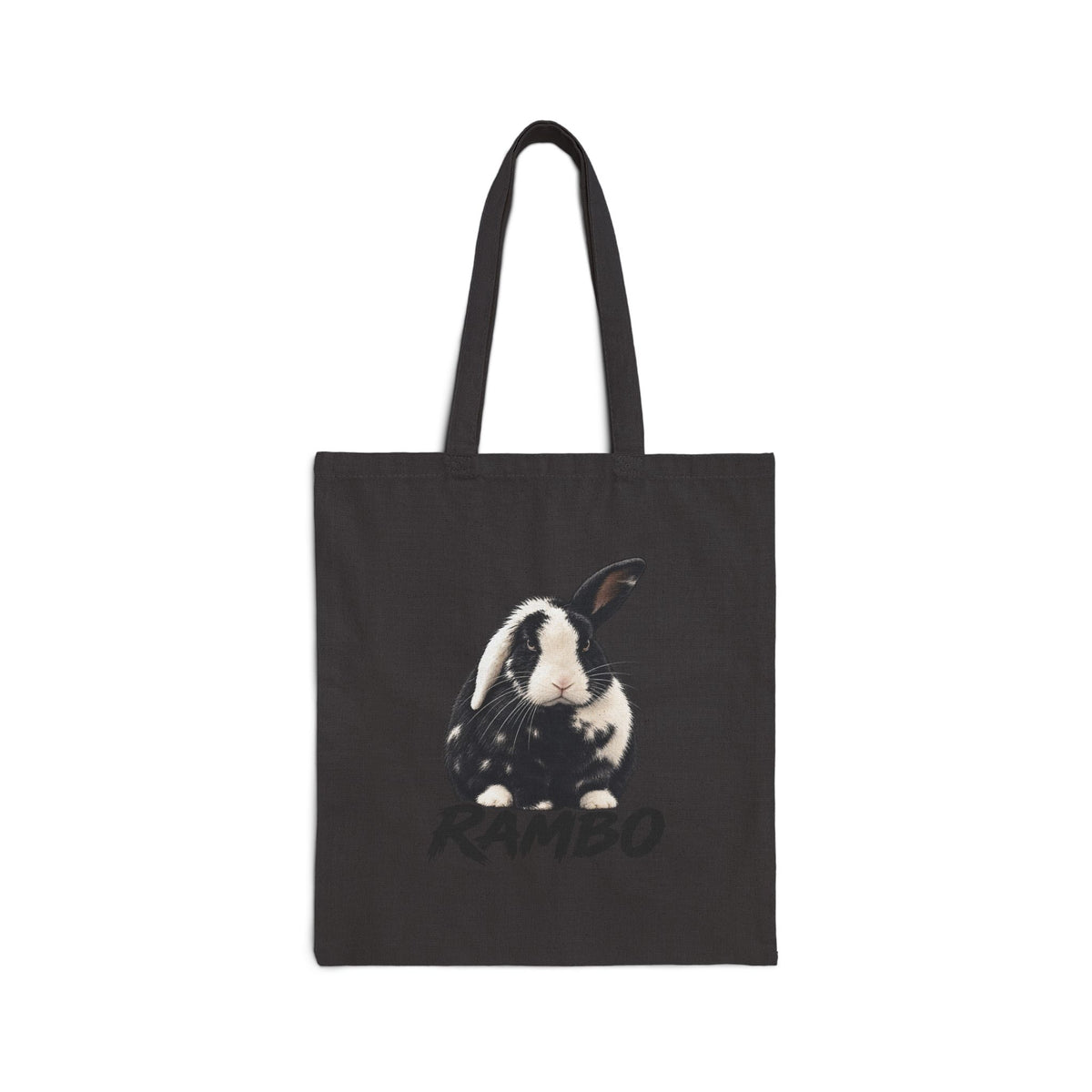 Rambo Rabbit Canvas Tote Bag