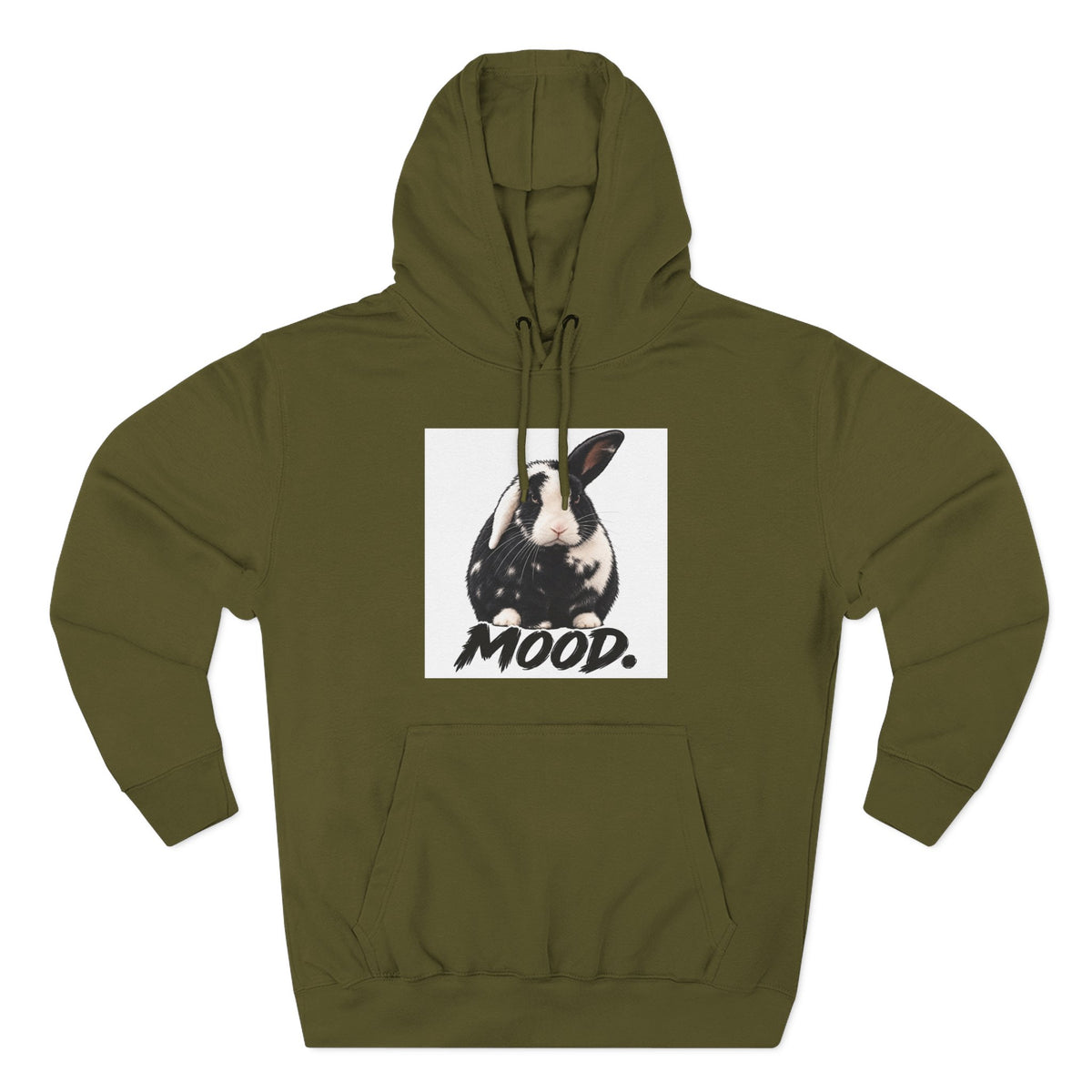 Three-Panel Fleece Hoodie