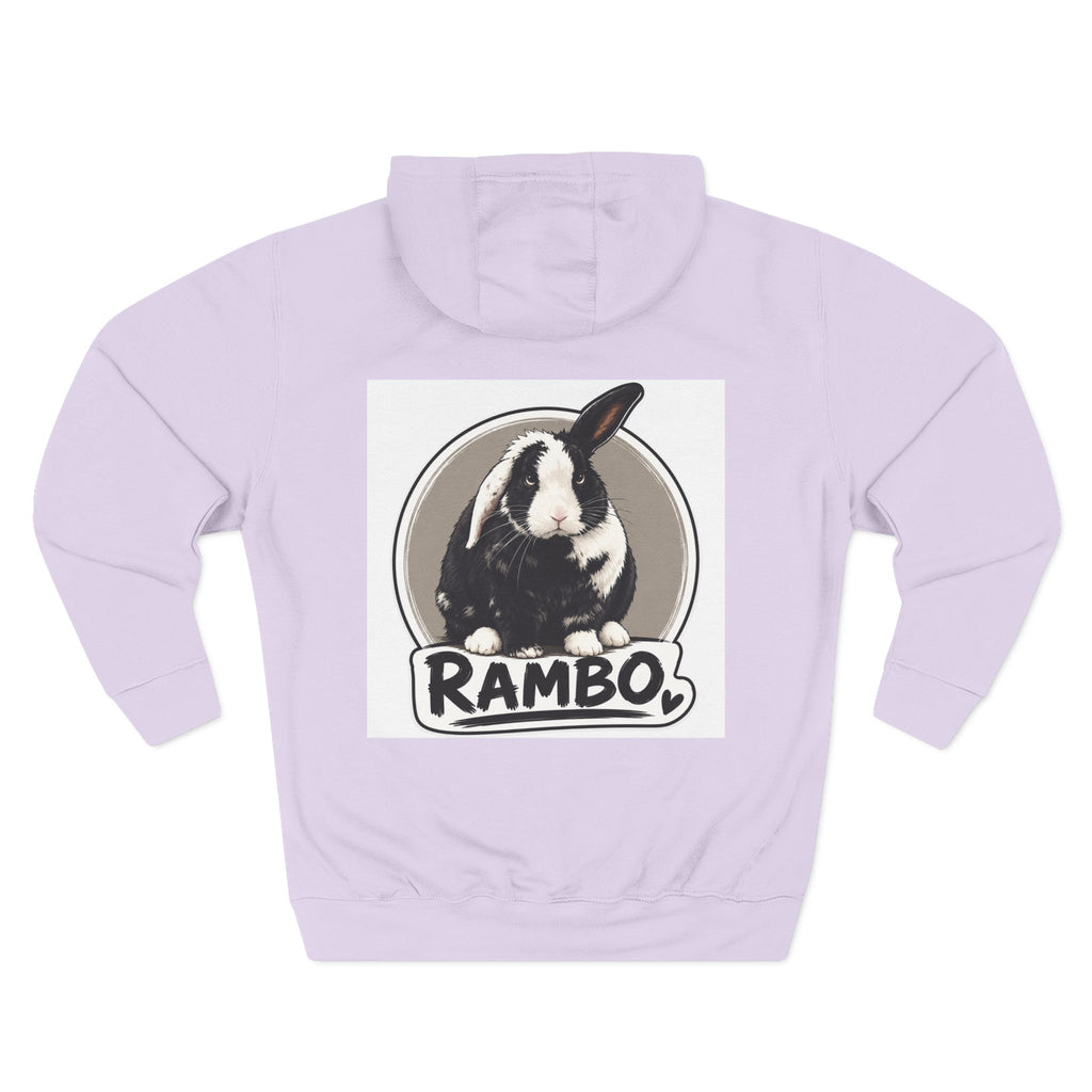 Three-Panel Fleece Hoodie