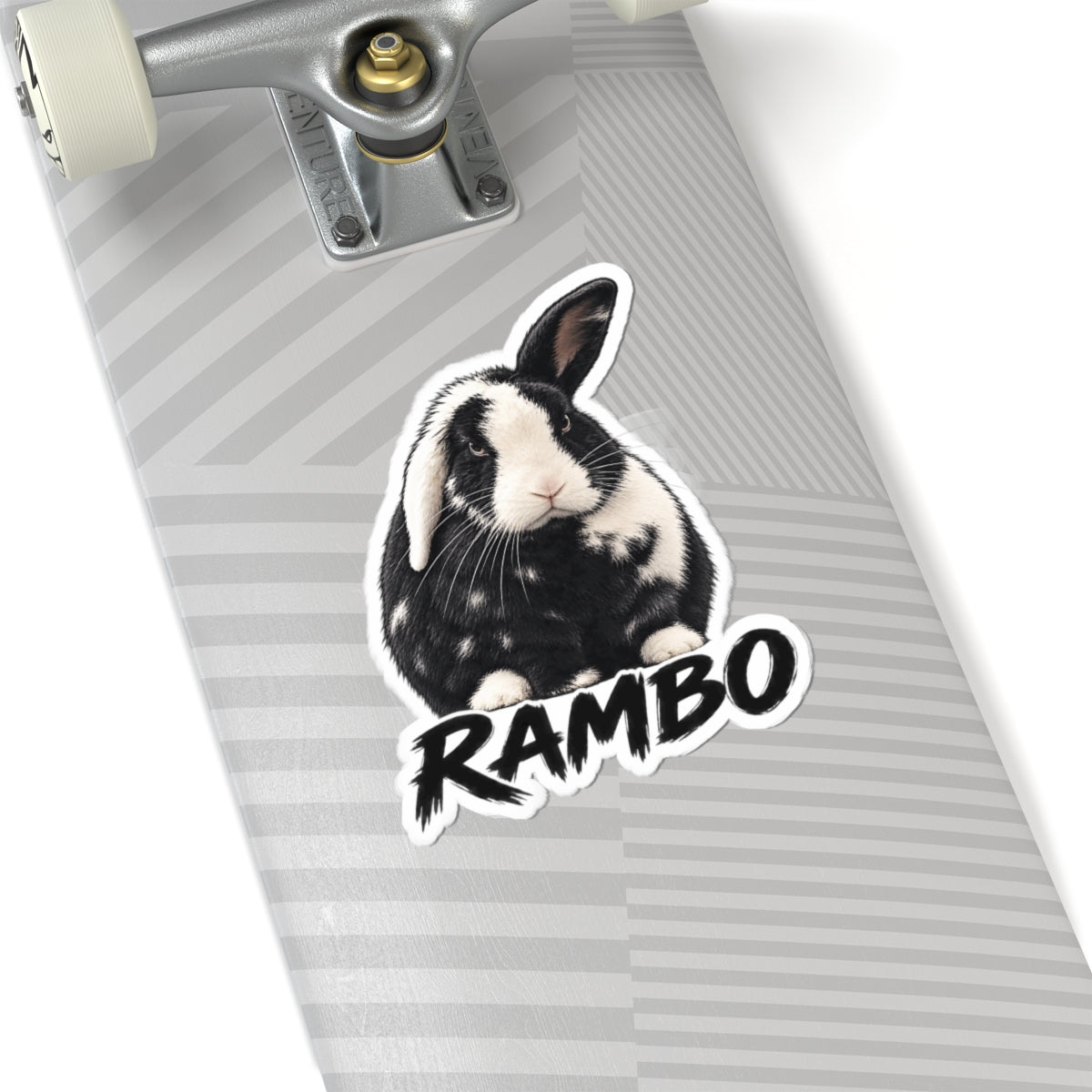 Rambo Rabbit Kiss-Cut Sticker