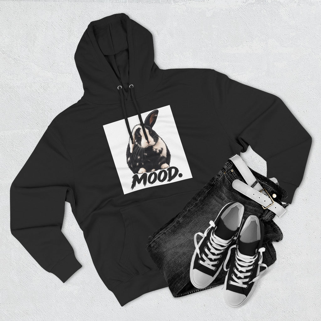 Three-Panel Fleece Hoodie