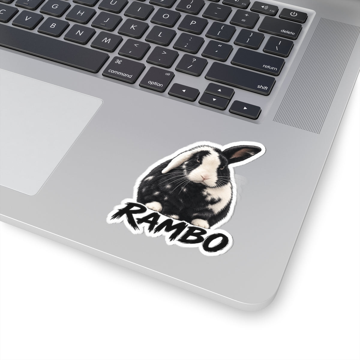 Rambo Rabbit Kiss-Cut Sticker