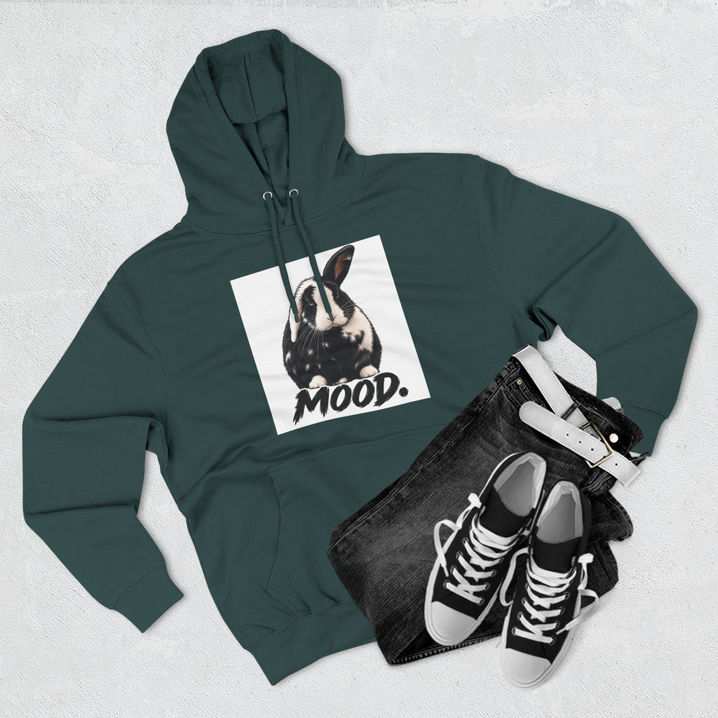 Three-Panel Fleece Hoodie